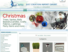 Tablet Screenshot of just-creation.info